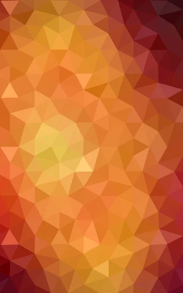 Многоцветный красный, желтый, оранжевый многоугольный рисунок, состоящий из треугольников и градиента в стиле оригами . — стоковое фото