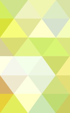 Üçgenler ve degrade origami tarzı oluşur çok renkli yeşil, sarı, turuncu poligonal tasarım deseni.