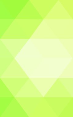 Üçgenler ve degrade origami tarzı oluşur çok renkli yeşil, sarı, turuncu poligonal tasarım deseni.