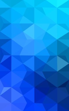 Üçgenler ve degrade origami tarzı oluşur mavi köşeli tasarım deseni.