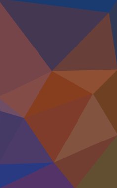 Üçgenler ve degrade origami tarzı oluşur çok renkli mavi, kırmızı kenarlı tasarım deseni.