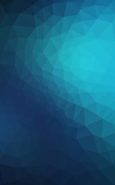 Üçgenler ve degrade origami tarzı oluşur koyu mavi köşeli tasarım deseni.