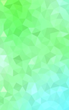 Üçgenler ve degrade origami tarzı oluşur yeşil köşeli tasarım deseni.