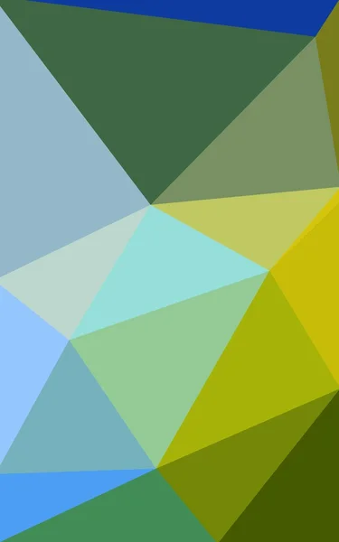 Multicolor verde, azul padrão de design poligonal, que consistem em triângulos e gradiente no estilo origami . — Fotografia de Stock