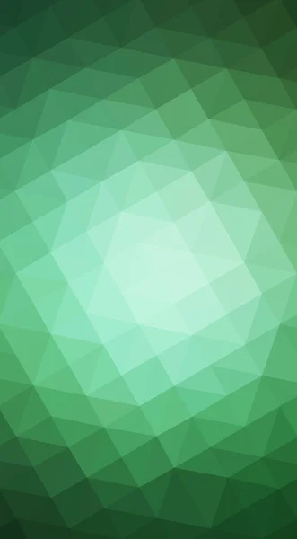 Зелена багатокутна ілюстрація дизайну, яка складається з трикутників — стокове фото