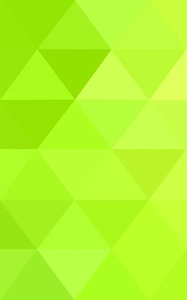 삼각형 및 그라데이션 종이 접기 스타일에서로 구성 된 다 색 녹색, 노란색, 주황색 다각형 디자인 패턴. — 스톡 사진