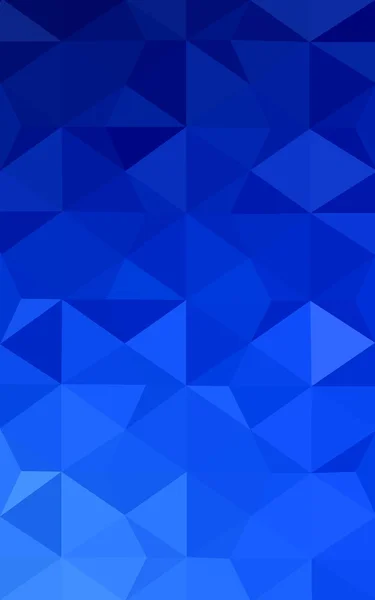 Patrón de diseño poligonal azul, que consisten en triángulos y gradiente en estilo origami . —  Fotos de Stock