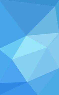 Üçgenler ve degrade origami tarzı oluşur mavi köşeli tasarım deseni.