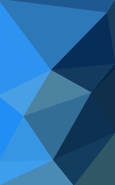 Üçgenler ve degrade origami tarzı oluşur mavi köşeli tasarım deseni.