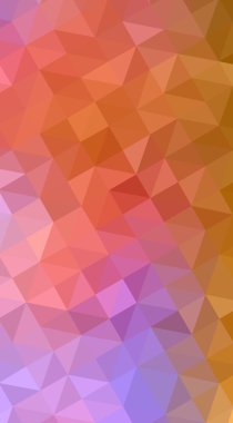 Çok renkli mavi, sarı, turuncu poligonal tasarlamak, w