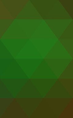 Üçgenler ve degrade origami tarzı oluşur koyu yeşil köşeli tasarım deseni.