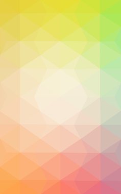 Üçgenler ve degrade origami tarzı oluşur çok renkli kırmızı, yeşil köşeli tasarım deseni.