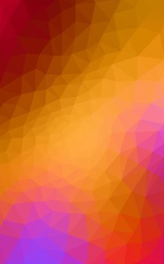 Üçgenler ve degrade origami tarzı oluşur çok renkli köşeli tasarım deseni.