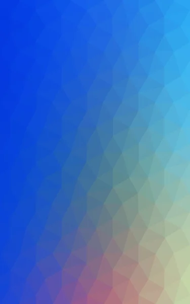 Multicolor blauw, rood veelhoekige ontwerppatroon, die bestaan uit driehoeken en verloop in origami stijl. — Stockfoto