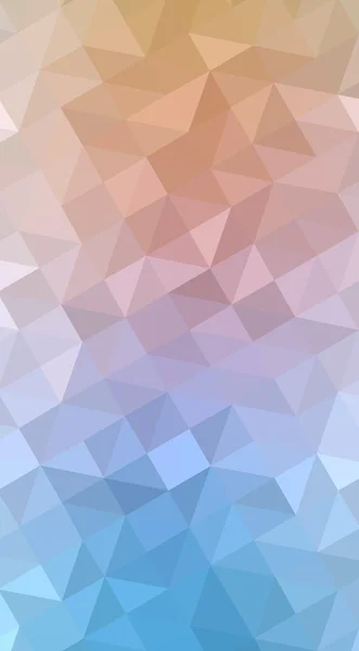 Multicolor blue, yellow, orange polygonal design illustration, w — Stock Photo, Image