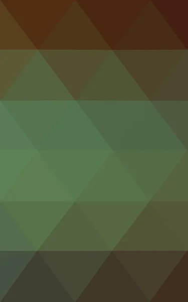 Padrão de design poligonal verde escuro, que consistem em triângulos e gradiente no estilo origami . — Fotografia de Stock