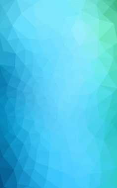 Üçgenler ve degrade origami tarzı oluşur çok renkli yeşil, mavi köşeli tasarım deseni.