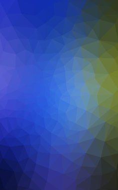 Üçgenler ve degrade origami tarzı oluşur çok renkli yeşil, mavi köşeli tasarım deseni.