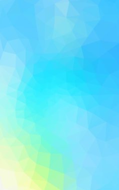 Üçgenler ve degrade origami tarzı oluşur çok renkli yeşil, mavi köşeli tasarım deseni.