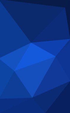 Üçgenler ve degrade origami tarzı oluşur koyu mavi köşeli tasarım deseni.