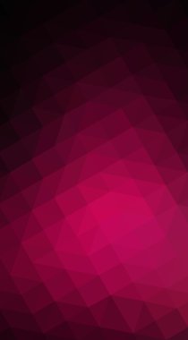 Triang grafiklerden koyu pembe poligonal tasarlamak,