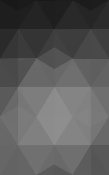 Сірий багатокутний візерунок дизайну, який складається з трикутників і градієнта в стилі орігамі . — стокове фото