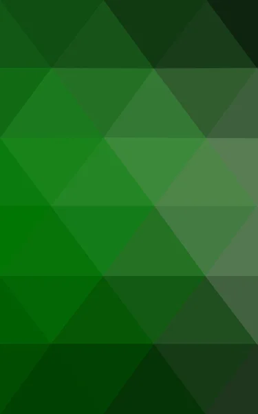 Σκούρο πράσινο πολυγωνικό design pattern, που αποτελείται από τρίγωνα και κλίση στο στυλ του origami. — Φωτογραφία Αρχείου