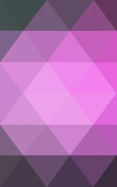 Multicolor różowy, zielony wielokątne wzór, który składa się z trójkątów i gradientu w stylu origami. — Zdjęcie stockowe