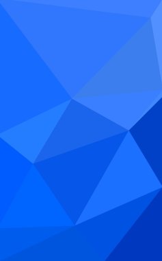 Üçgenler ve degrade origami tarzı oluşur mavi köşeli tasarım deseni.