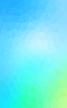 Üçgenler ve degrade origami tarzı oluşur çok renkli yeşil, mavi köşeli tasarım deseni.