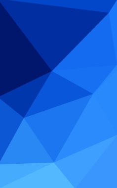 Üçgenler ve degrade origami tarzı oluşur mavi köşeli tasarım deseni.