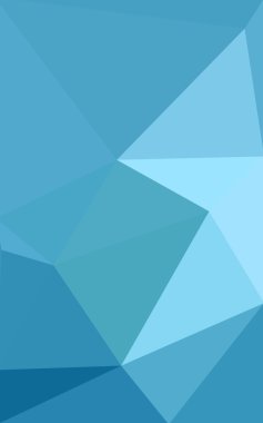 Üçgenler ve degrade origami tarzı oluşur mavi köşeli tasarım deseni.