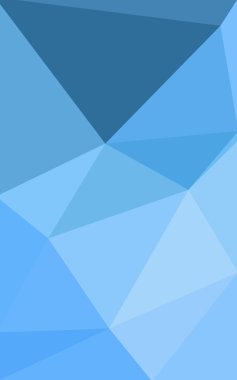 Üçgenler ve degrade origami tarzı oluşur mavi köşeli tasarım deseni.