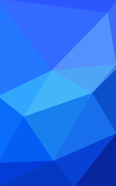 Üçgenler ve degrade origami tarzı oluşur mavi köşeli tasarım deseni.