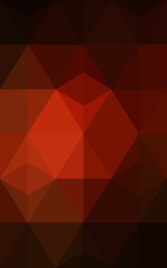 Üçgenler ve degrade origami tarzı oluşur koyu kırmızı köşeli tasarım deseni.