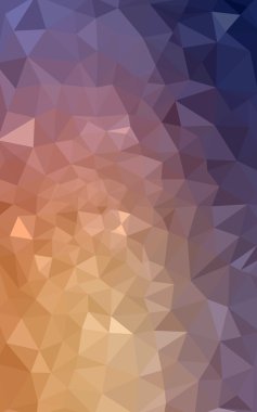 Üçgenler ve degrade origami tarzı oluşur çok renkli pembe, sarı poligonal tasarım deseni.