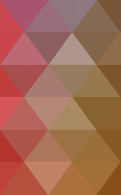 Üçgenler ve degrade origami tarzı oluşur çok renkli kırmızı, sarı, turuncu poligonal tasarım deseni.