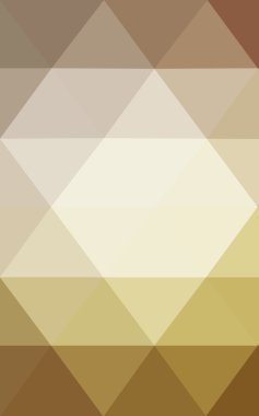 Üçgenler ve degrade origami tarzı oluşur kahverengi poligonal tasarım deseni.