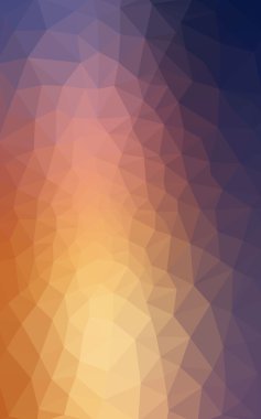 Üçgenler ve degrade origami tarzı oluşur çok renkli pembe, sarı poligonal tasarım deseni.