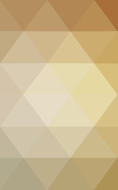 Üçgenler ve degrade origami tarzı oluşur kahverengi poligonal tasarım deseni.