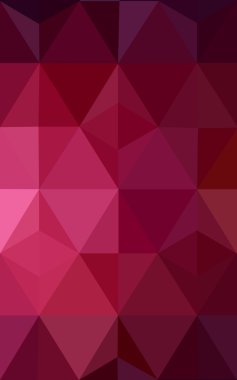 Üçgenler ve degrade origami tarzı oluşur koyu kırmızı köşeli tasarım deseni.