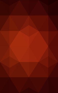 Üçgenler ve degrade origami tarzı oluşur koyu kırmızı köşeli tasarım deseni.