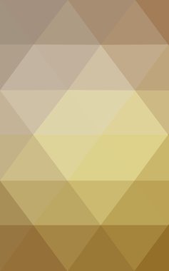 Üçgenler ve degrade origami tarzı oluşur kahverengi poligonal tasarım deseni.