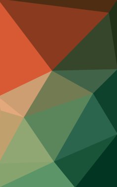 Üçgenler ve degrade origami tarzı oluşur çok renkli kırmızı, yeşil köşeli tasarım deseni.