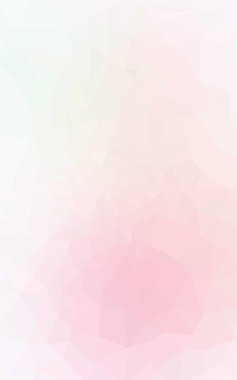 Üçgenler ve degrade origami tarzı oluşur çok renkli pembe, sarı poligonal tasarım deseni.