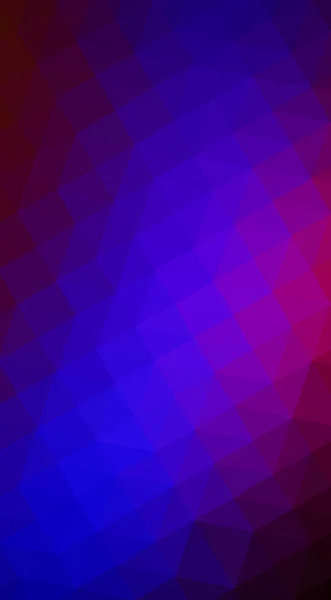 Multicolor dark blue, red polygonal design illustration, which c — Stock Photo, Image