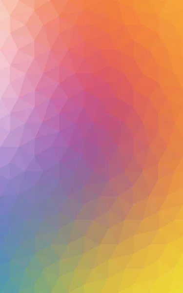 Multicolor polygonal design pattern, which consist of triangles and gradient in origami style. — Stock Photo, Image