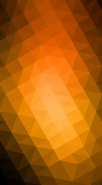 Иллюстрация многоугольного дизайна темно-оранжевого цвета, состоящая из триа — стоковое фото