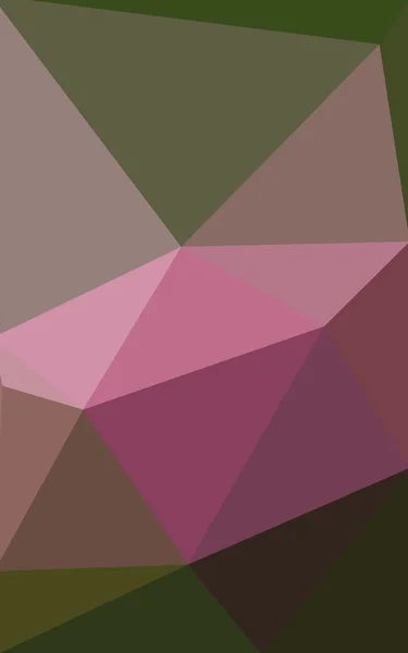 Πολύχρωμη κόκκινο, πράσινο πολυγωνικό design pattern, που αποτελείται από τρίγωνα και κλίση στο στυλ του origami. — Φωτογραφία Αρχείου