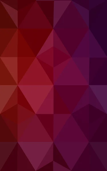Dark red polygonal design pattern, which consist of triangles and gradient in origami style.